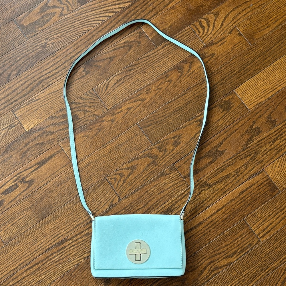 Kate Spade Robins Egg Blue Crossbody Bag